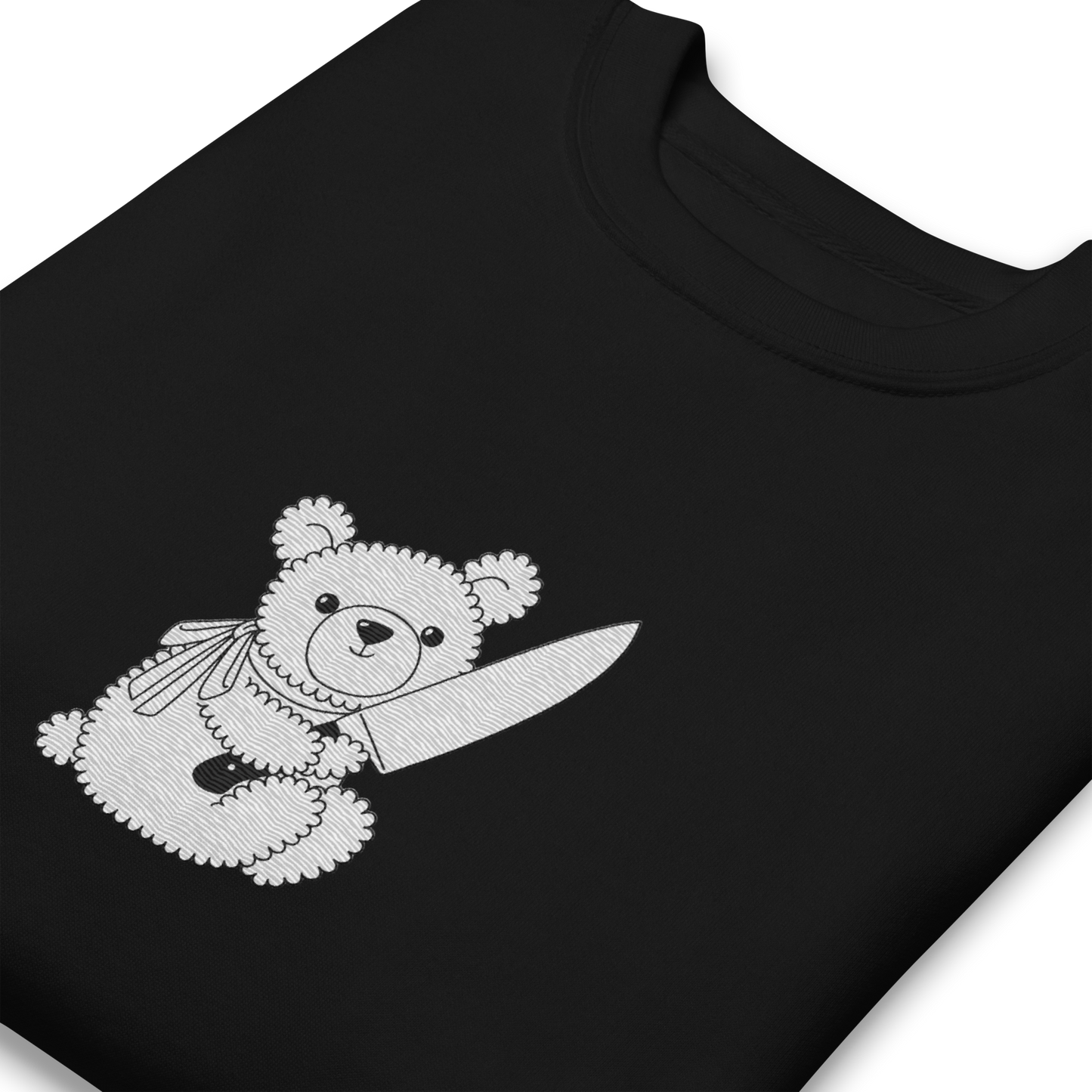 Unisex Embroidered Teddy Sweatshirt