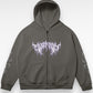 Sleeptasy Metal Logo Fleece Lined Hoodie Jacket