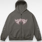 Sleeptasy Metal Logo Fleece Lined Hoodie Jacket