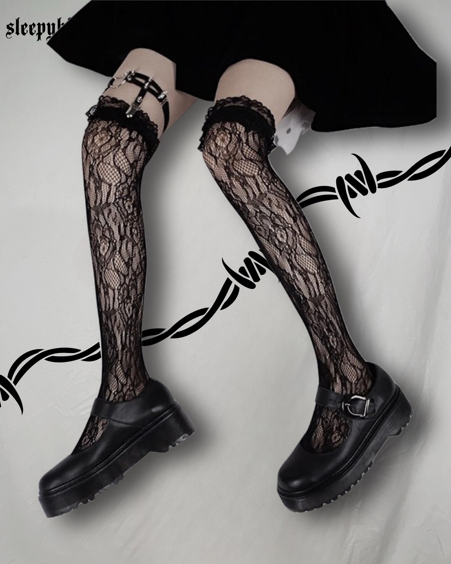 Overknee Lolita Socks [2 Colors]