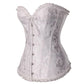 White Overbust Bow Corset